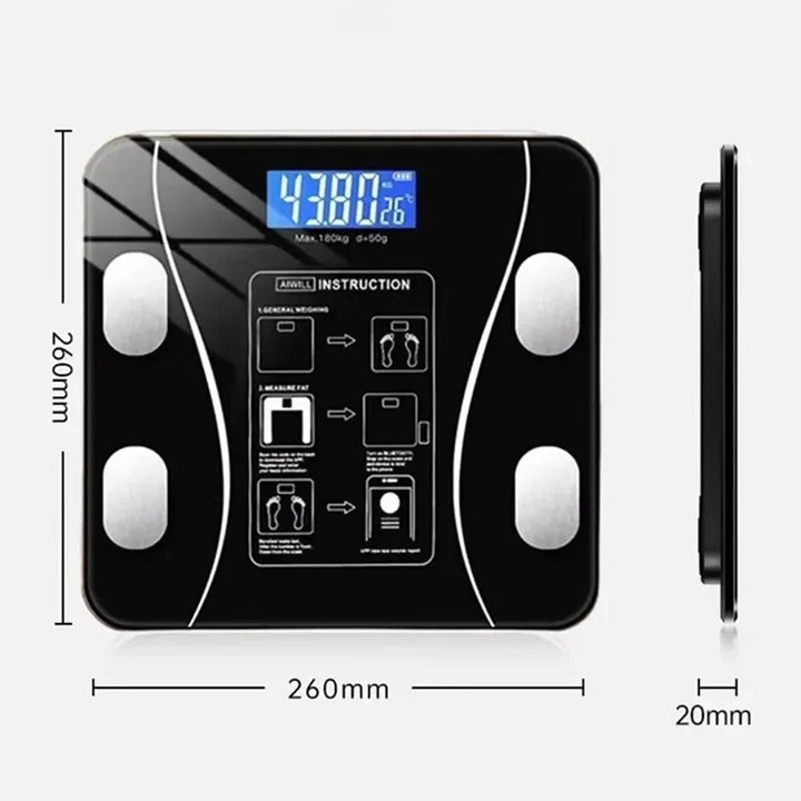 Smart Body Fat Scale – Digital Bluetooth Weight Analyzer