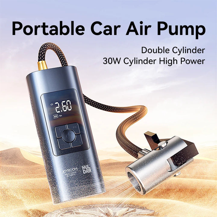 Joyroom Portable Car Air Pump - Wireless Tire Inflator