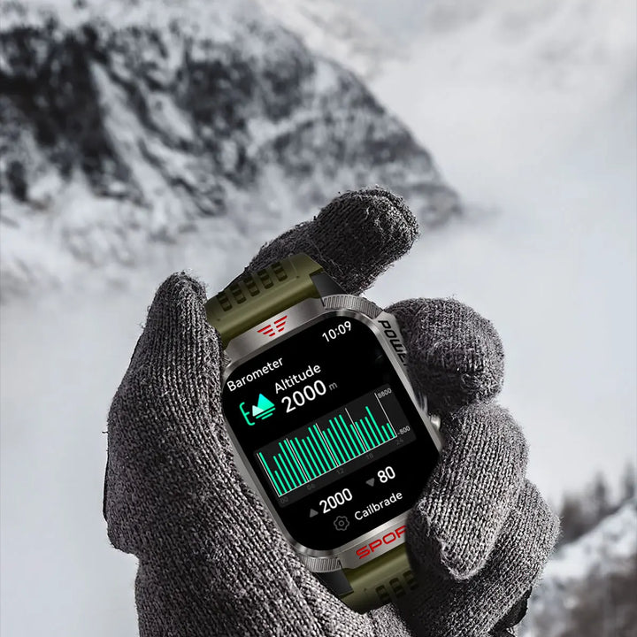 Men’s Waterproof Smartwatch with Bluetooth Calls & Fitness Tracking