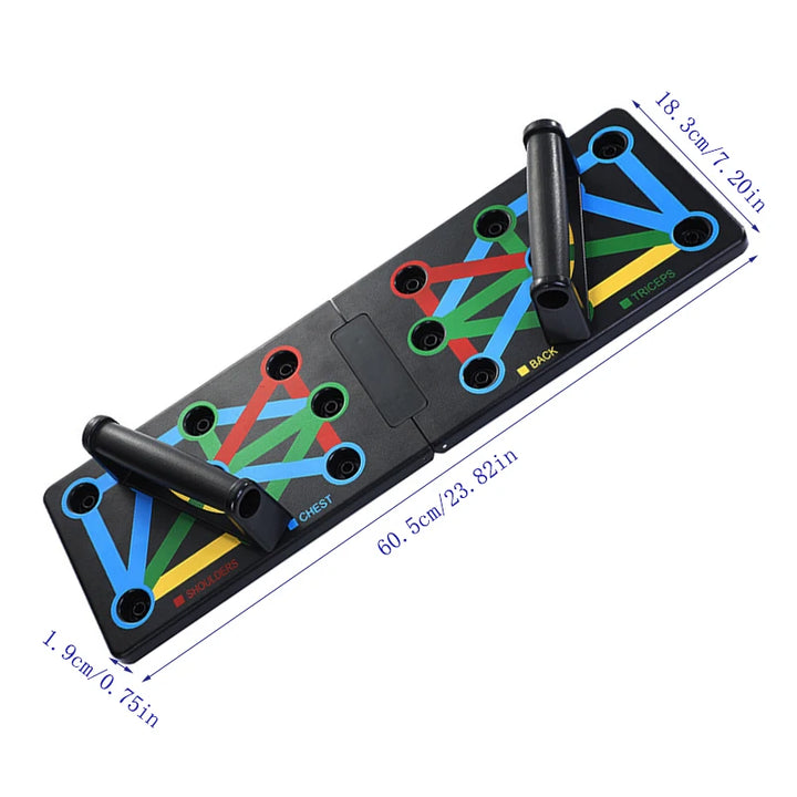 Portable Push-Up Board Set – Foldable Full-Body Trainer